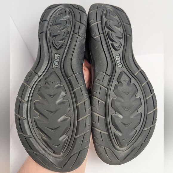 Teva Elzada Black Leather Strappy Comfort Sandals Womens 7 - Picture 6 of 7